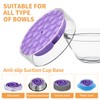 Slow Feeder Dog Bowls Insert, Bestalk Soft Silicone Slow Eating