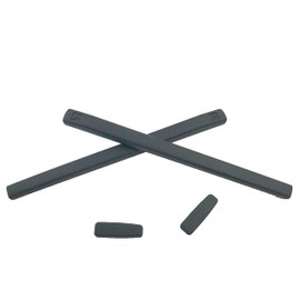 ExactFitt Temple Ear Socks and Nose Pads for IC! IC Berlin Eye Prescription Glass Eyeglasses Frames (Black - 1 Set)