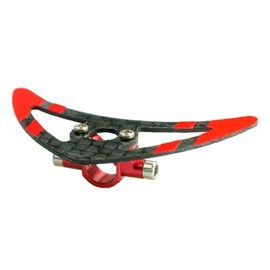Microheli Aluminum Tail Boom Support Mount w/ Fin (RED) - Blade 200 SRX