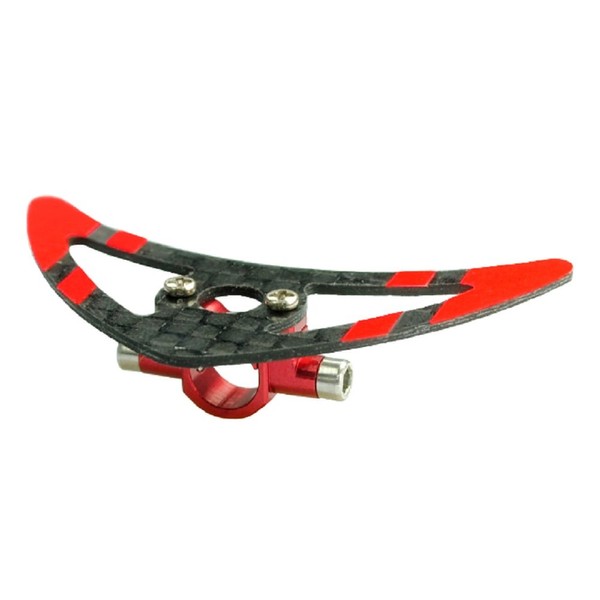 Microheli Aluminum Tail Boom Support Mount w/ Fin (RED) - Blade 200 SRX