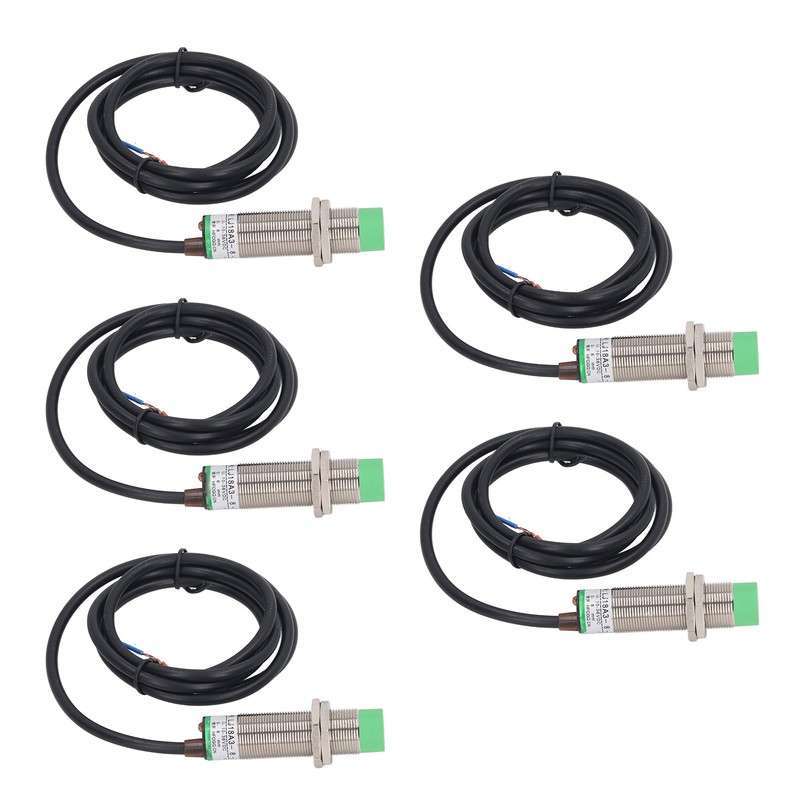 5PCS Inductive Proximity Switch Non Contact Distance Approach Sensor M18