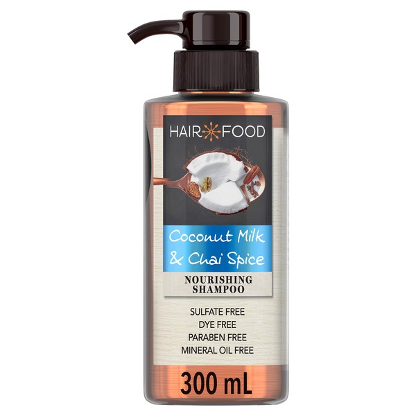 Hair Food Shampoo Coconut Milk and Chai Spice 10.1 Ounce