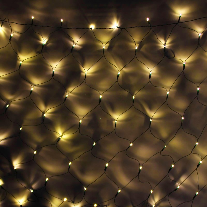 MULTI-SPARKING Christmas Net Lights Outdoor Mesh Lights 9.8ft x 6.6ft