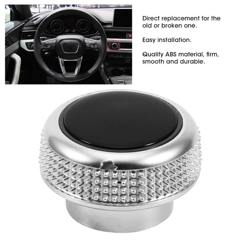 Aramox Radio Knobs Compatible with A4 A5 Q5, Rotary Switch,
