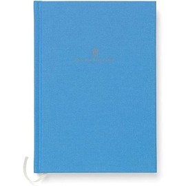 Graf von Faber-Castell 188676 - Notebook with Linen Cover, DIN A5, Gulf Blue, Pack of 1