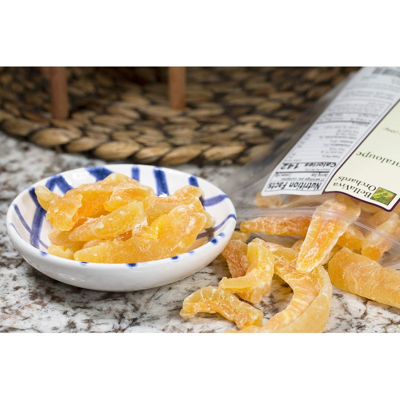 Bella Viva Orchards Dried Cantaloupe, 1 lb of Dried Fruit
