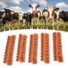 100Pcs TPU Pig Cow Ear Tag with Number 001‑100 Ear