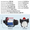 MENAITEK Diesel Transfer Pump Kit,12 GPM DC 12V Portable Self-Priming