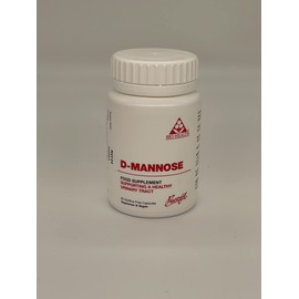 Bio-Health D-Mannose Food Supplement for Supporting a Healthy Urinary Tract, Suitable for Vegan and Vegetarians, Additive Free, 60 Capsules