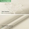 eachope Stall No Hook Shower Curtain with Snap-in Fabric Liner