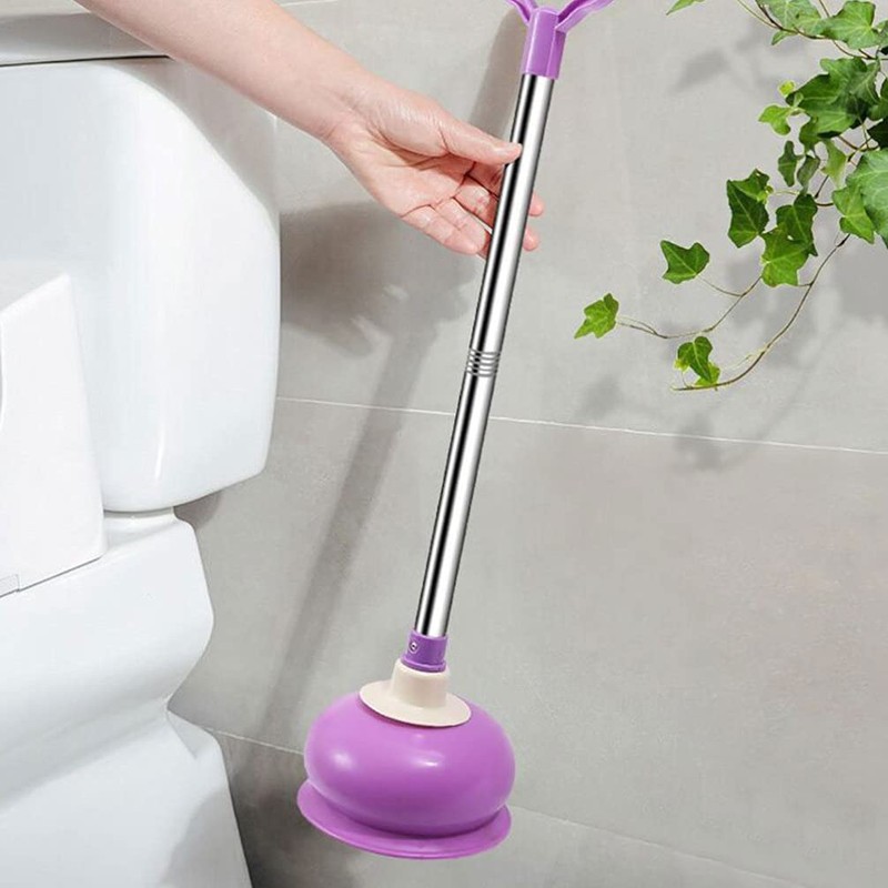 DOITOOL Toilet Plunger Toilet Bowl Cup Rubber Toilet Plunger with