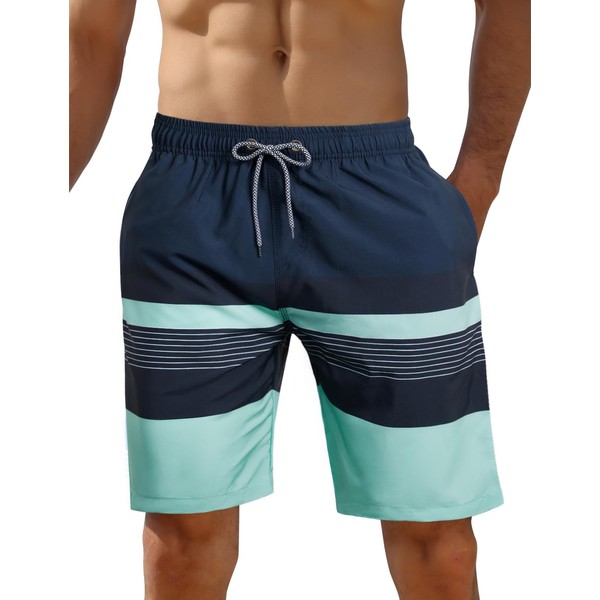 iCKER Men's Shorts, Swimming Trunks, Beach Shorts, Board Shorts, Quick-Drying