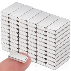 swihorab 60Stück Kleine Magnete Stark, 12x5x2mm Neodym Magnete Extra Stark, Magneten für Magnettafel, Starker Magnet Magnetplatten, Magnet Rechteckige für Küchenschrank, Büro, Whiteboard, Pinnwand, Magnetboard