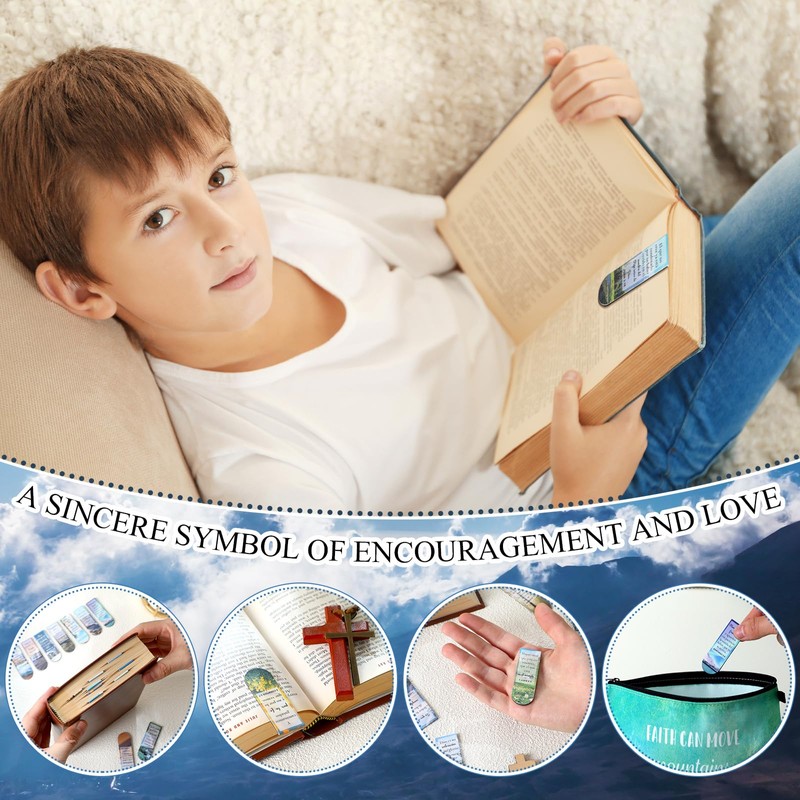 Skyygemm 100 Pack Spanish Bible Verse Magnetic Bookmarks Spanish Christian