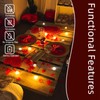 Pyrrhiax 2000PCS Silk Rose Petals with 24 LED Tea Lights