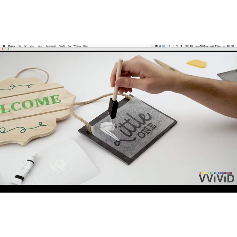 VViViD Matte Transparent Masking Stencil Vinyl 12 Inches x 6