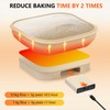 Upgrade Heating Sourdough Bread Proofing Basket Set, Electric Thermostatic Silicone