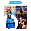 TINYAT Small Clear Backpack Stadium Approved 12x12x6 Transparent Bag See