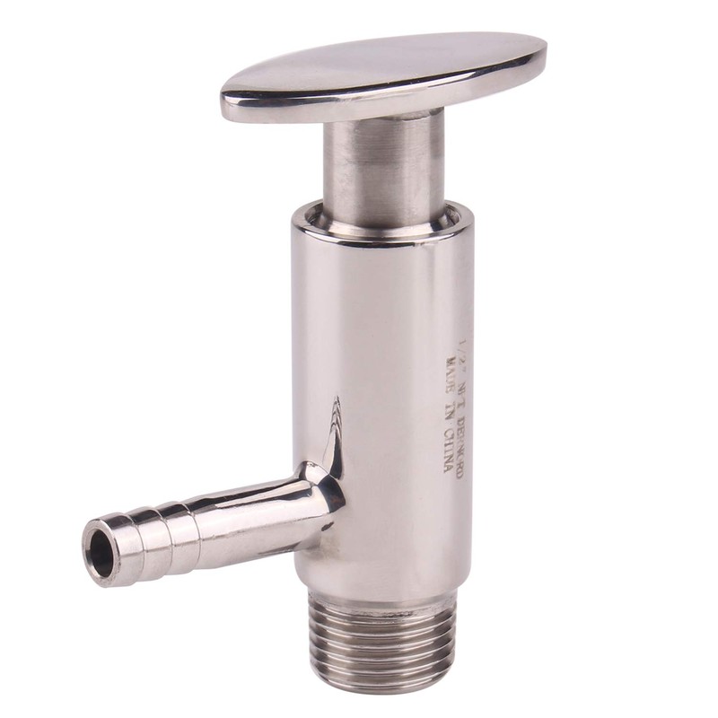 DERNORD Sample Cook Valve 0.5 Inch NPT Thread Sanitary Fitting