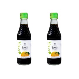 Organic Yuzu Ponzu - 8.5 fl oz - Set of 2 - Japanese Citrus Fruits and Soy Dressing - Tangy Savory Sauce with Umami Flavor - Product of Japan