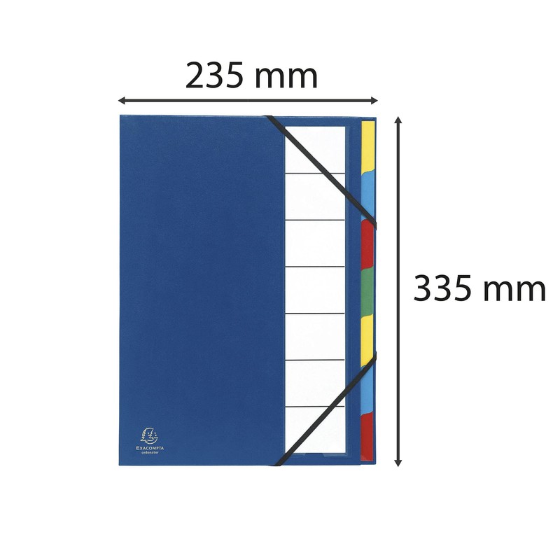Exacompta 55320E Premium Folder Harmonica Ordonator with Hard Cover for