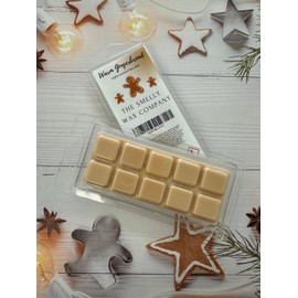 Warm Gingerbread Wax Melt Snapbar Clamshell Strong Scented Handmade Home Fragrance