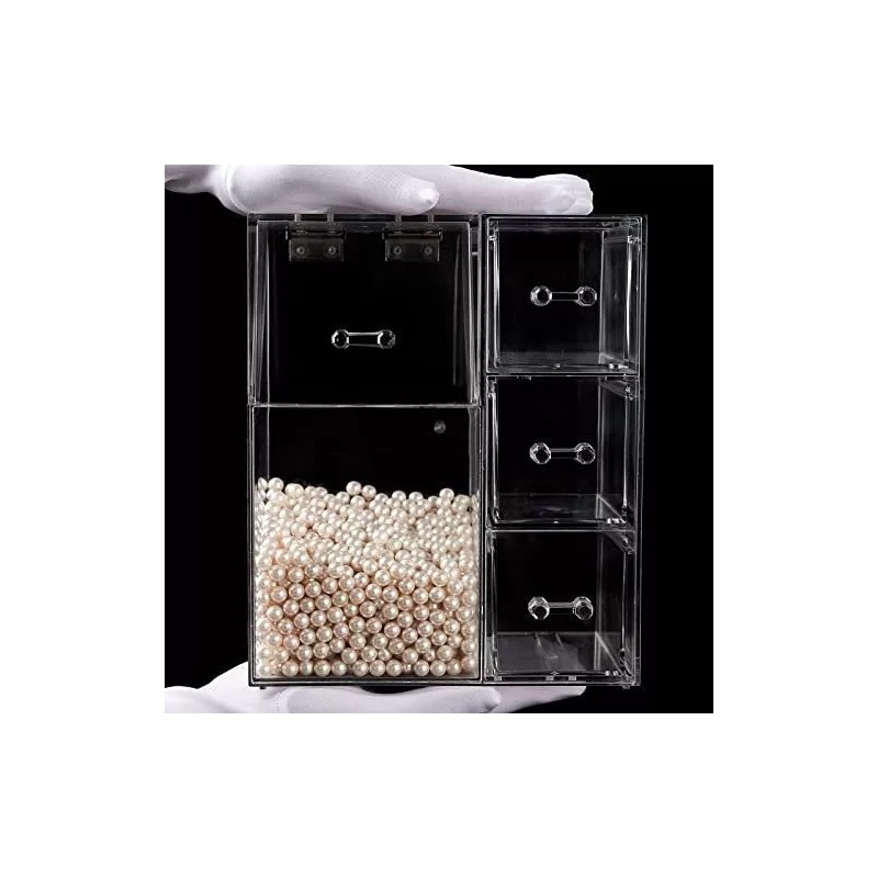 Putwo Organizador De Maquillaje Putwo Con 2 Soportes Para Brochas