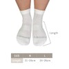 Edenswear Zinc Filled Tencel Adult Moisturizing Socks (White, Large)