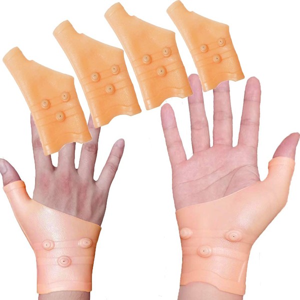 Mcvcoyh Gel Carpal Tunnel Wrist Brace with, Silicone Wrist Support