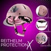 PFIFF ProtectionX Unisex Youth Riding Helmet, Pink, XS