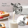 2PCS Mason Jar Pour Spout Lid Stainless Steel,Wide Mouth Pour