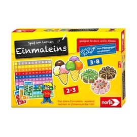 Noris 606076342 - Einmaleins - One Times One (1st + 2nd class), children's game