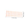 Healvian 24pcs French Nail Art False Nails Press on Nails