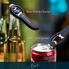 KITCHENDAO 2 in 1 Magnetic Beer Bottle Opener for Fridge