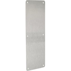 SKANDH Stainless Steel Finger Plate 12 X 4 Inch Push Plate for Door