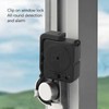2pcs Door Handle Alarm Anti Theft Vibration Triggered Portable Door