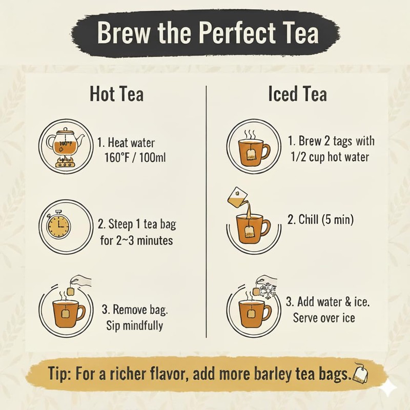 Damtuh Tartary Buckwheat Tea – Nutty & Refreshing Herbal Tea,