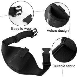 LOMSUXA Adjustable Microphone Belt Bag for Fitness Portable Waist Bag for Wireless Microphones Fanny with Storage Space for Microphone Running and Training