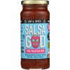 Salsa God Hot Fire Roasted Red Salsa, 16 oz