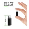 3Pack USB C Female to Lightning Male Adapter, Fast Charging,
