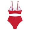 ZAFUL Women High Waisted Bikini Sets Two Piece Swimsuit Push