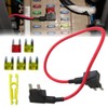 Vicue Updated Repair Fuel Pump Relay Bypass Cable Kit w/Fuse