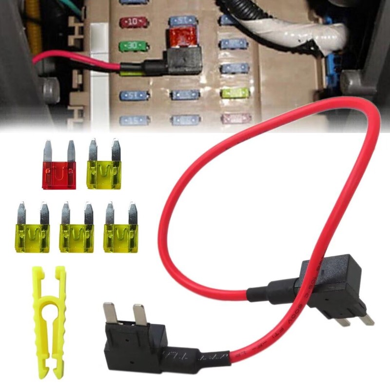 Vicue Updated Repair Fuel Pump Relay Bypass Cable Kit w/Fuse