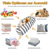 VIHBRAI Bean Bag Cuddly Toy Stuffed Animals Storage for Children,