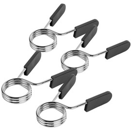 ozgram Dumbbell Clips for 28mm Diameter, 3 Rolls Strengthening Set of 4, Weight Bar Clips, Barbell Clamps, Spring Lock Collar, Weight Lifting, Strength Training, Workout, Dumbbell Clips, Barbell
