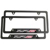 ZR2 License Plate Frame Cover Holder ForChevy ZR2, Carbon Fiber,