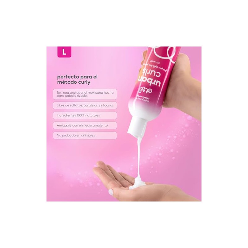 URBAN CURLS Co-Wash 960 ml – Limpieza Suave para Cabello