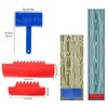 H HAGU LANDE Wood Grain Tool,Woodgraining Tool Kit Textured Paint