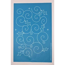 Hancy Creations 45011 Holly Swirl by Dusty Farrell Full Line Stencils