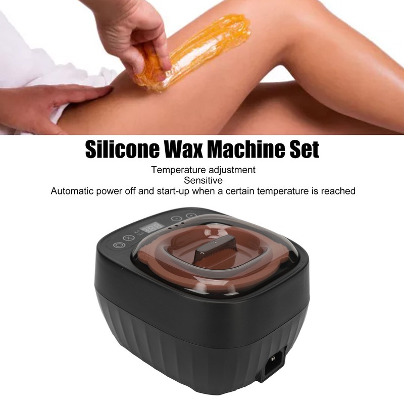 Hard Waxing Machine Kit High Power Foldable Bowl Silicone Wax
